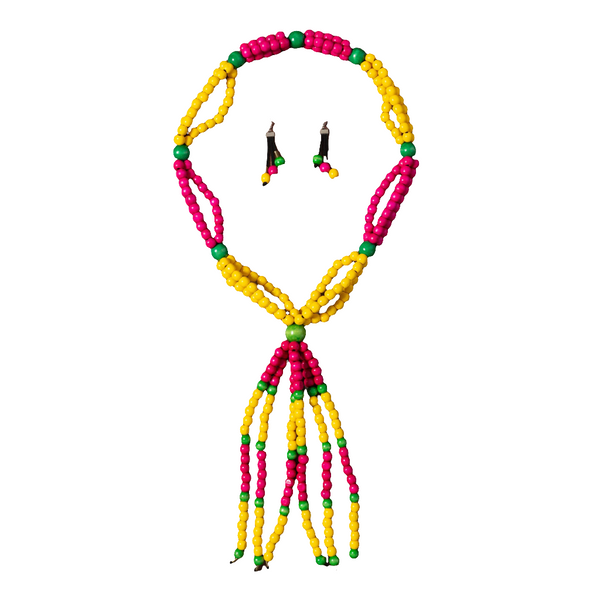 AN 1.1 Wooden Beads Necklace