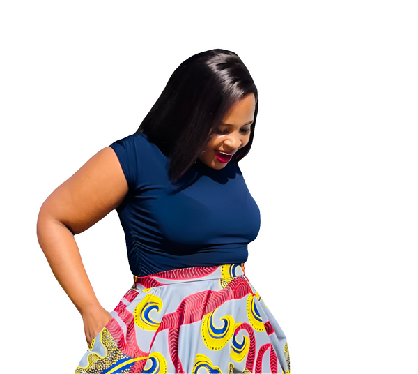 T12.1 Ruched Off-shoulder Bodycon Top (Navy Blue)