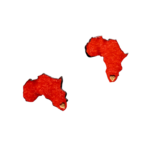 AE 8.1 Wooden African Map Studs