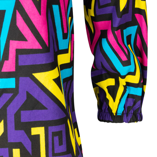 JS1.3 Elastic neck Jump Suit - African print multicolored