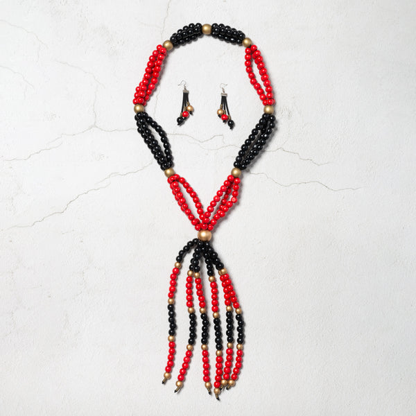 AN 1.1 Wooden Beads Necklace