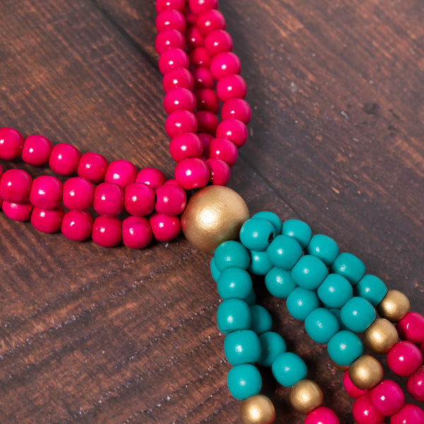 AN 1.1 Wooden Beads Necklace
