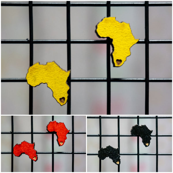 AE 8.1 Wooden African Map Studs