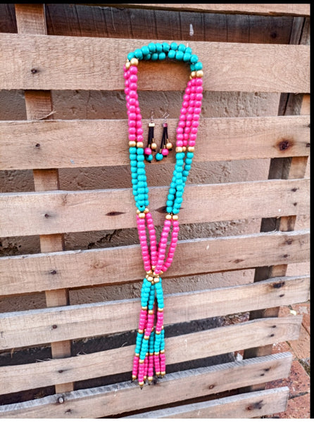 AN 1.1 Wooden Beads Necklace