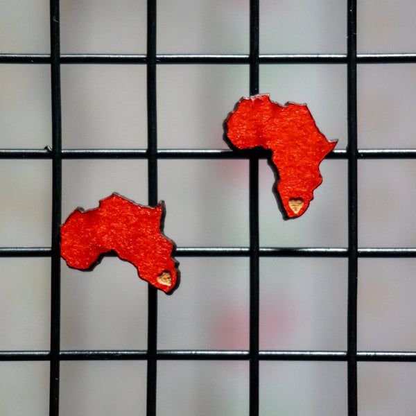 AE 8.1 Wooden African Map Studs