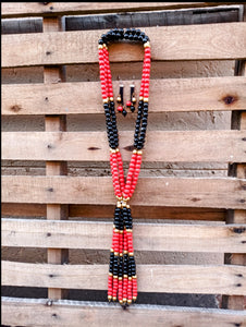 AN 1.1 Wooden Beads Necklace